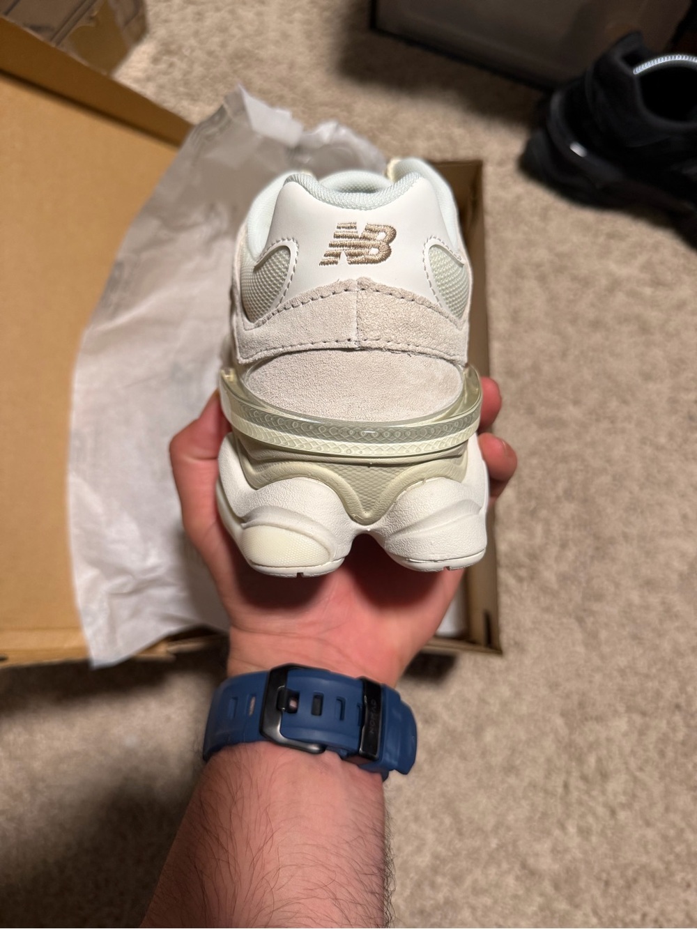 New Balance 9060 ‘Beige White’ - Picture 3 of 8